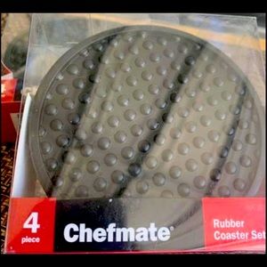 Chefmate Rubber Coasters